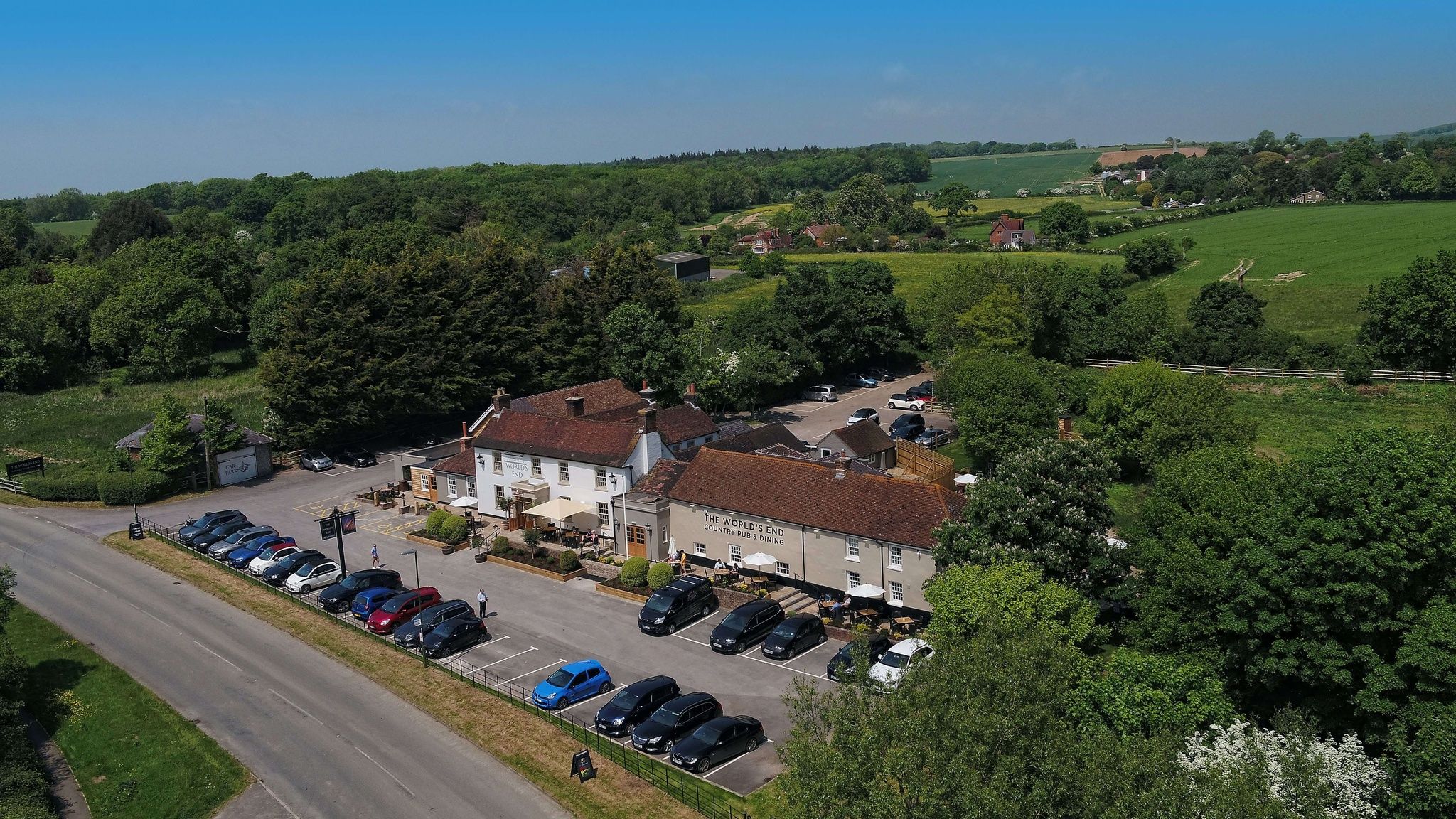 World's End, Patching Country Pub near Worthing, West Sussex